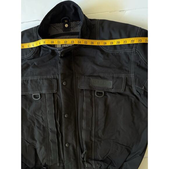 Firstgear Kenya Motorcycle Jacket Mens XL Black Waterproof Padded Touring Gear - Picture 5 of 12